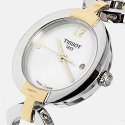 مملوكة مسبقًا ساعة يد نسائية تيسوت T-Lady Pinky T084.210.22.117.00 ستانلس ستيل لونين أم اللؤلؤ 27 مم