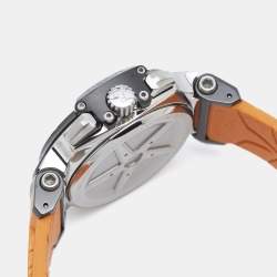 مملوكة مسبقًا ساعة يد نسائية تيسوت تي ريس T048.217.27.057.00 ستانلس ستيل مطاط لونين قرص أسود 36.65 مم