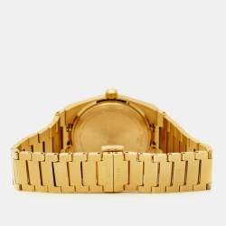 مملوكة مسبقًا Tissot PRX T137.210.33.021.00 Champagne Dial Gold PVD Coated Stainless Steel Women's Wristwatch 35 mm