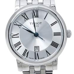 Pre Owned Tissot Silver Stainless Steel Carson Premium T122210A Women's Wristwatch 30 mm