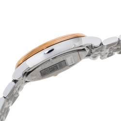 Tissot Silver Two-Tone Stainless Steel Carson Premium T122210A Women's Wristwatch 30 mm