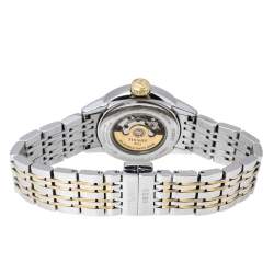 Pre Owned Tissot White Two-Tone Stainless Steel T-Classic Carson T085207A Women's Wristwatch 29 mm