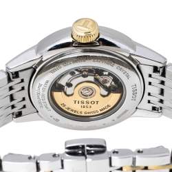 Pre Owned Tissot White Two-Tone Stainless Steel T-Classic Carson T085207A Women's Wristwatch 29 mm