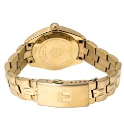 Pre Owned Tissot Silver Gold Tone Stainless Steel PR100 T101210A Women's Wristwatch 33 mm