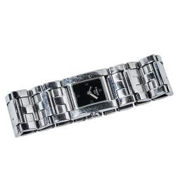 Pre Owned Tissot Black Stainless Steel Classic L804K Women's Wristwatch 21 mm