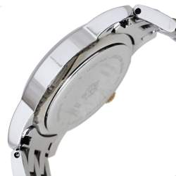 Pre Owned Tissot Mother of Pearl Two Tone Stainless Steel T033210A Women's Wristwatch 28 mm