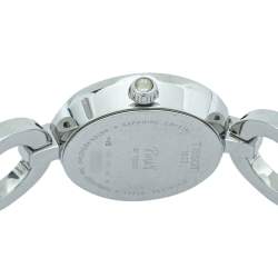 Pre Owned Tissot Mother of Pearl Stainless Steel Pinky T084210A Women's Wristwatch 28 mm