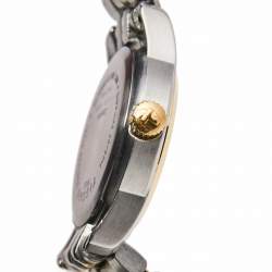 Pre Owned Tissot White Two Tone Stainless Steel PR50 T34.2.281.14 Women's Wristwatch 24 mm