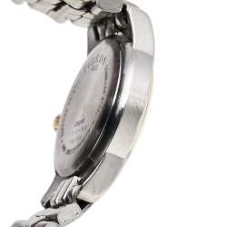Pre Owned Tissot White Two Tone Stainless Steel PR50 T34.2.281.14 Women's Wristwatch 24 mm