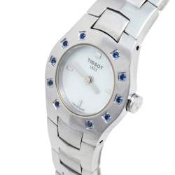 Pre Owned Tissot Mother of Pearl Stainless Steel L521.112 Women's Wristwatch 23 mm
