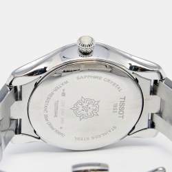 Pre Owned Tissot Silver Stainless Steel Wave T112.210.11.031.00 Women's Wristwatch 30 mm