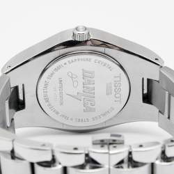 Pre Owned Tissot Silver Stainless Steel Diamond Limited Edition Glam T0432101103100 Women's Wristwatch 32 mm