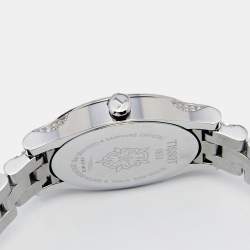 Pre Owned Tissot Mother of Pearl Diamond Stainless Steel Stylis-T T028210A Women's Wristwatch 28MM