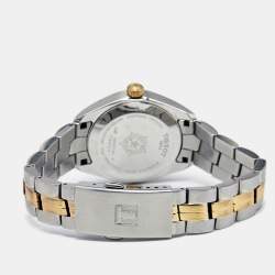 Pre Owned Tissot Silver Two Tone Stainless Steel PR100 T101210A Women's Wristwatch 33 mm