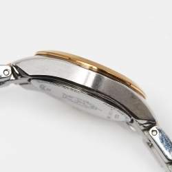 Pre Owned Tissot Mother of Pearl Two Tone Stainless Steel PR100 T101.010.22.111.01 Women's Wristwatch 25 mm