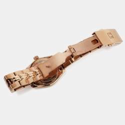 Tissot Champagne Rose Gold Plated Stainless Steel PR100 T101.010.33.451.00 Women's Wristwatch 25 mm