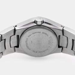Pre Owned Tissot Mother of Pearl Stainless Steel Diamond L521 Women's Wristwatch 23 mm
