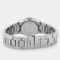Pre Owned Tissot Mother of Pearl Stainless Steel Diamond L521 Women's Wristwatch 23 mm