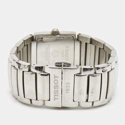 Tissot Mother of Pearl Stainless Steel Diamond T-Evocation T051.310.61.117.00 Women's Wristwatch 23 mm