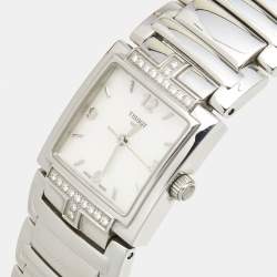 Tissot Mother of Pearl Stainless Steel Diamond T-Evocation T051.310.61.117.00 Women's Wristwatch 23 mm