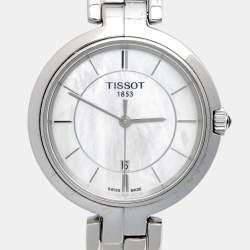 Tissot Mother of Pearl Stainless Steel Flamingo T094.210.11.111.00 Women's Wristwatch 30 mm 