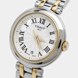 Pre Owned Tissot Silver Two-Tone Stainless Steel Bellissima T126.010.22.013.00 Women's Wristwatch 26 mm