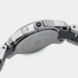 Tissot Black Ceramic Stainless Steel Diamond T-Trend T064.210.22.056.00 Women's Wristwatch 28 mm