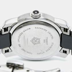 Tissot Black Ceramic Stainless Steel Diamond T-Trend T064.210.22.056.00 Women's Wristwatch 28 mm