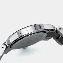 Tissot Black Ceramic Stainless Steel Diamond T-Trend T064.210.22.056.00 Women's Wristwatch 28 mm