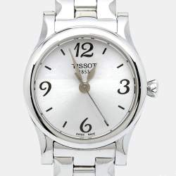 Tissot Silver Stainless Steel Stylis-T T028210A Women's Wristwatch 28 mm