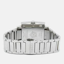 Pre Owned Tissot Black Stainless Steel Happy Chic T034.309.11.053.00 Women's Wristwatch 29 mm