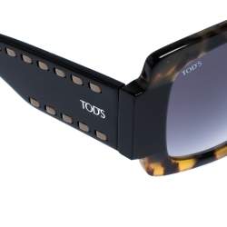 Tod's Dark Brown Tortoise TO 213 Square Sunglasses
