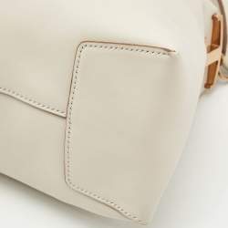 Tod's Off White Leather Small T Case Shoulder Bag