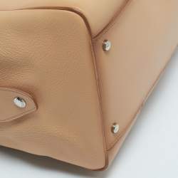 Pre Owned Tod's Tan Ombre Leather Large Sella Satchel