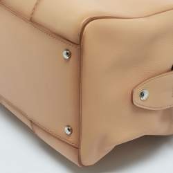 Pre Owned Tod's Tan Ombre Leather Large Sella Satchel