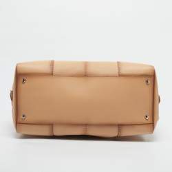 Pre Owned Tod's Tan Ombre Leather Large Sella Satchel