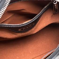 Tod's Black Leather Multicolored Studs Gommino Bag 