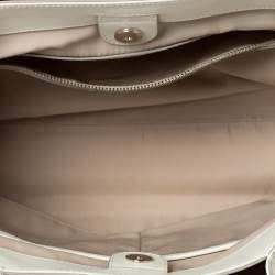 مملوكة مسبقًا حقيبة يد تودز شوبر جلد لامع و جلد بني و بيج