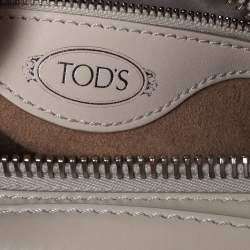 Tod's Cream Leather Multicolored Studs Gommino Bag 