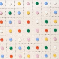 Tod's Cream Leather Multicolored Studs Gommino Bag 
