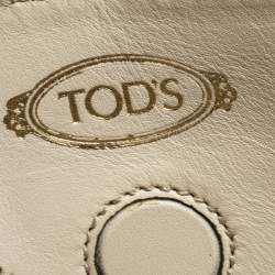 Pre Owned Tod's Tri Color Leather Medium D-Cube Tote