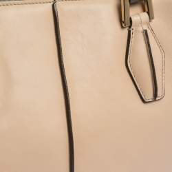 Pre Owned Tod's Tri Color Leather Medium D-Cube Tote