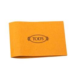 Pre Owned Tod's Pink Leather Double T Zip Around Continental Wallet