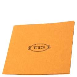 Pre Owned Tod's Blue Leather Thea Bucket Bag