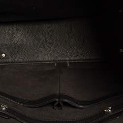 Pre Owned Tod's Black Leather ANJ Rings Shopper Tote