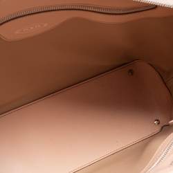 Tod's Beige Leather D-Bag Satchel