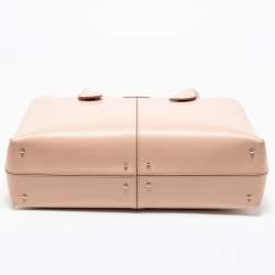 Tod's Beige Leather D-Bag Satchel