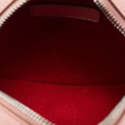 Tod's Pink Leather Round Gommini Crossbody Bag