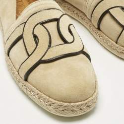 مملوكة مسبقًا حذاء إسبادريل فلات تودز سويدي بيج كيت مقاس 41