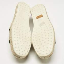 مملوكة مسبقًا حذاء إسبادريل فلات تودز سويدي بيج كيت مقاس 41